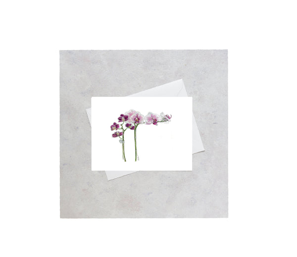 Orchid Greeting Card