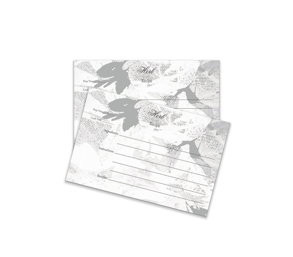 Herb Recipe Cards by Observations paper l Printable Download