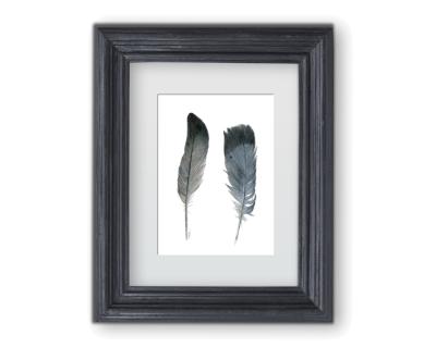 Feather Greeting Card that you can frame by Observations Paper